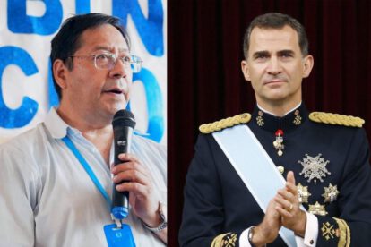 Rey de España en Bolivia para la posesión de Luis Arce