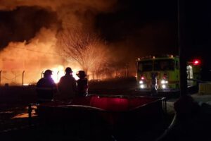 Incendio en YPFB en Santa Cruz