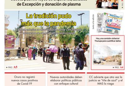 Edición impresa La Patria del Martes 03 de Noviembre de 2020