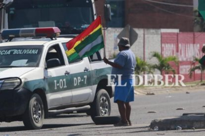 Bloqueos en Santa Cruz confirmados por la Policía