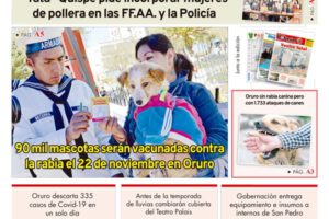 Edición impresa La Patria del 05 de Noviembre de 2020