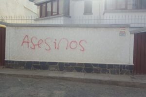 Vandalismo en Irpavi