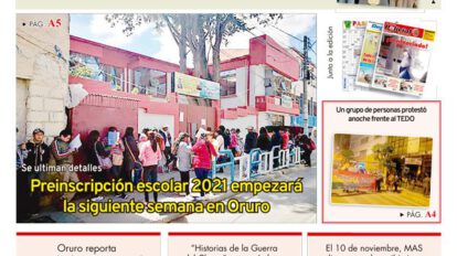 Edición impresa La Patria del 06 de Noviembre de 2020