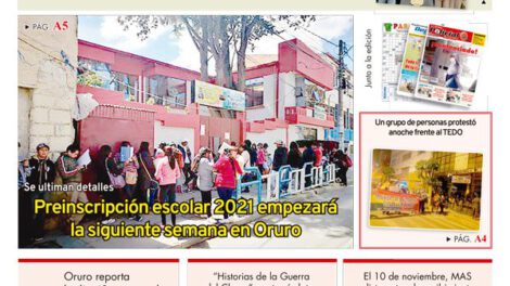 Edición impresa La Patria del 06 de Noviembre de 2020