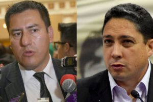 Exministros Héctor Arce y Javier Zavaleta