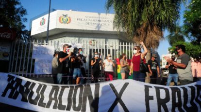 Movilizaciones por la auditoría del padrón electoral en Santa Cruz