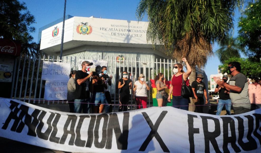 Movilizaciones por la auditoría del padrón electoral en Santa Cruz