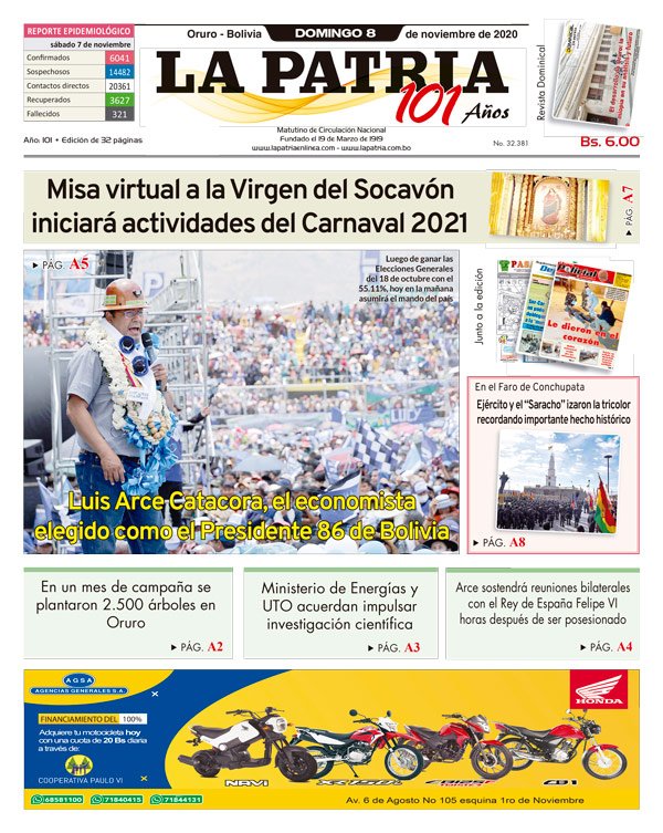 Edición impresa La Patria