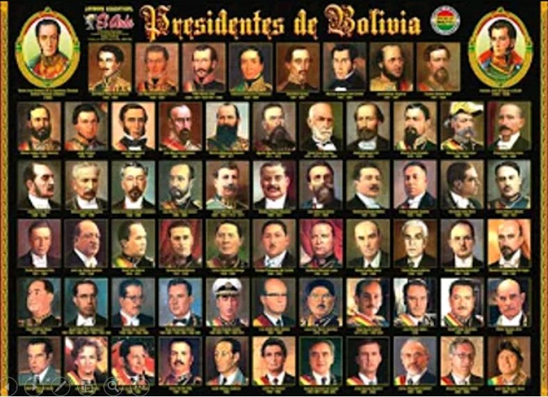 Presidentes de Bolivia desde Simón Bolívar hasta Luis Alberto Arce