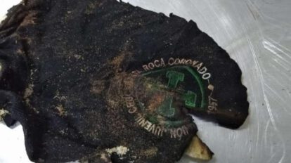 Restos calcinados de una persona en Santa Cruz
