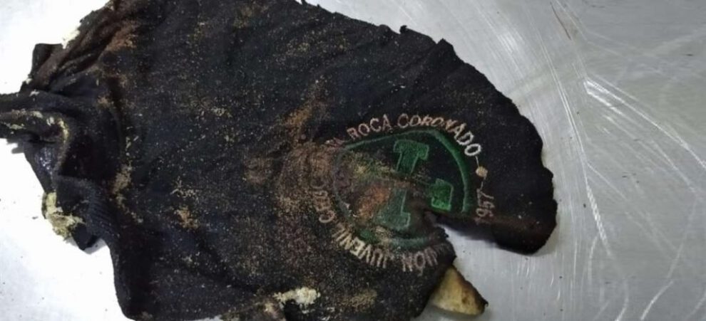 Restos calcinados de una persona en Santa Cruz