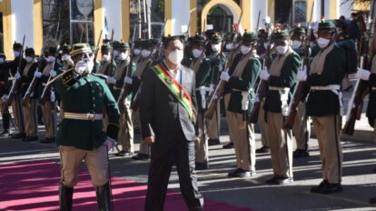 Presidente Arce rinde honores a Potosí por sus 210 años de gesta libertaria