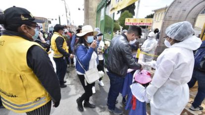 Contagios de Covid-19 en Bolivia