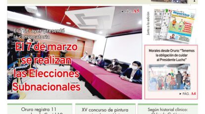 Edición La Patria del 11 de Noviembre de 2020