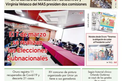 Edición La Patria del 11 de Noviembre de 2020