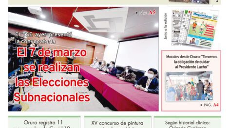 Edición La Patria del 11 de Noviembre de 2020