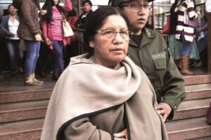 María Eugenia Choque podría salir de la cárcel