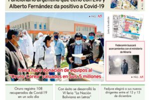 Edición impresa La Patria del 12 de Noviembre de 2020