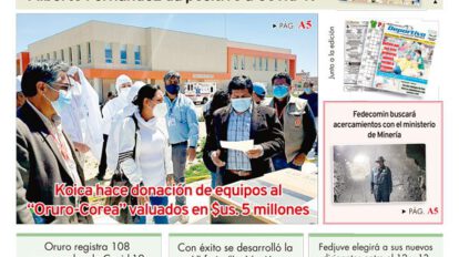 Edición impresa La Patria del 12 de Noviembre de 2020