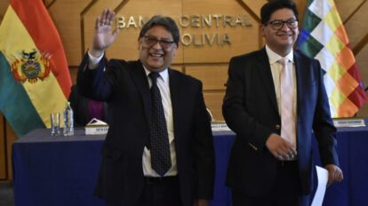 Edwin Rojas Ulo como presidente interino del Banco Central de Bolivia