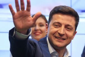 Covid-19 en mandatarios, Vladimir Zelenski Presidente de Ucrania