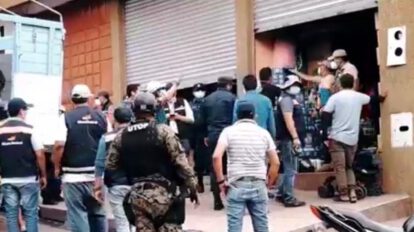 Decomiso de bebidas alcohólicas en el mercado Campesino