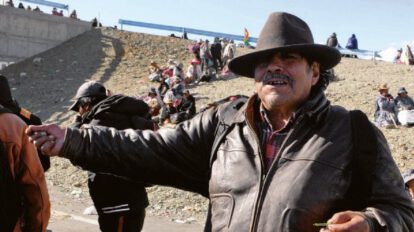 Felipe Quispe El Mallku se postula como Gobernador de La Paz