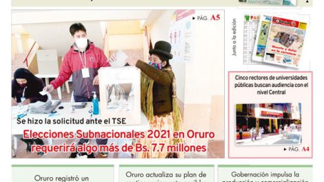 Edición impresa La Patria del 14 de Noviembre de 2020