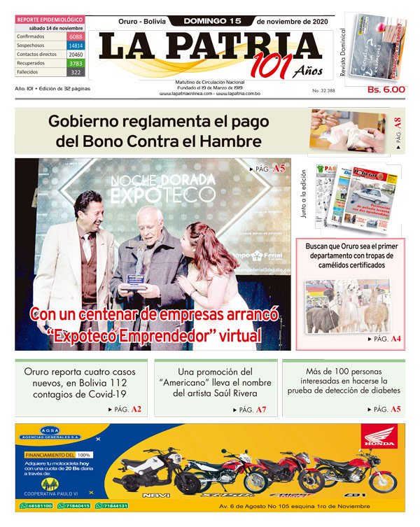 Edición impresa La Patria