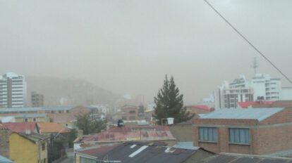 Alerta naranja Oruro por vientos entre 40 a 70 kilómetros por hora