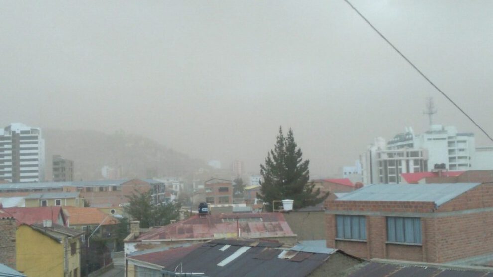 Alerta naranja Oruro por vientos entre 40 a 70 kilómetros por hora