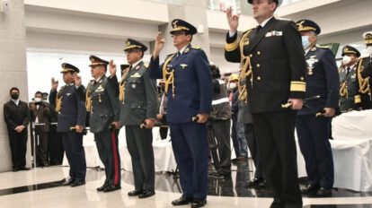 Comandante en Jefe de las FF.AA. Jaime Alberto Zabala asume el cargo