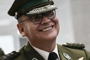 Comandante General de la Policía Boliviana, coronel Jhonny Aguilera Montecinos