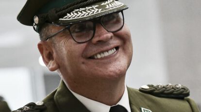 Comandante General de la Policía Boliviana, coronel Jhonny Aguilera Montecinos