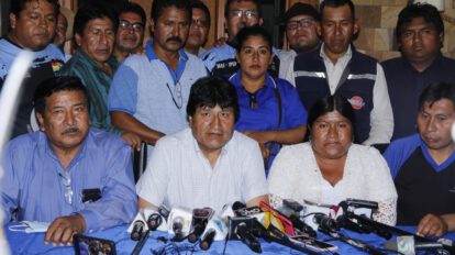 Evo Morales retoma presidencia del MAS en conferencia de prensa en Cochabamba