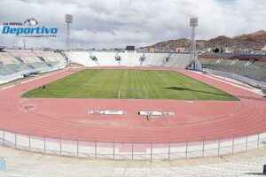 Aficionados al fútbol en la Copa Simón Bolívar