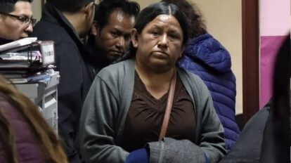Nemesia Achacollo en libertad tras levantamiento de detención domiciliaria