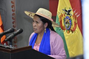 Sabina Orellana ministra de Culturas