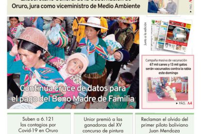Edición impresa La Patria del 21 de Noviembre de 2020