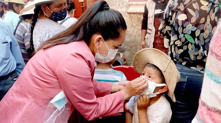 Covid-19 casos positivos reportados por el Ministerio de Salud