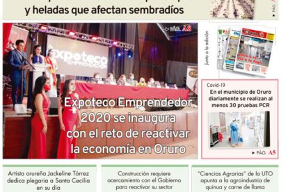 Edición impresa La Patria del 22 de Noviembre de 2020