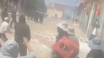 Ataque de mineros en Mizque