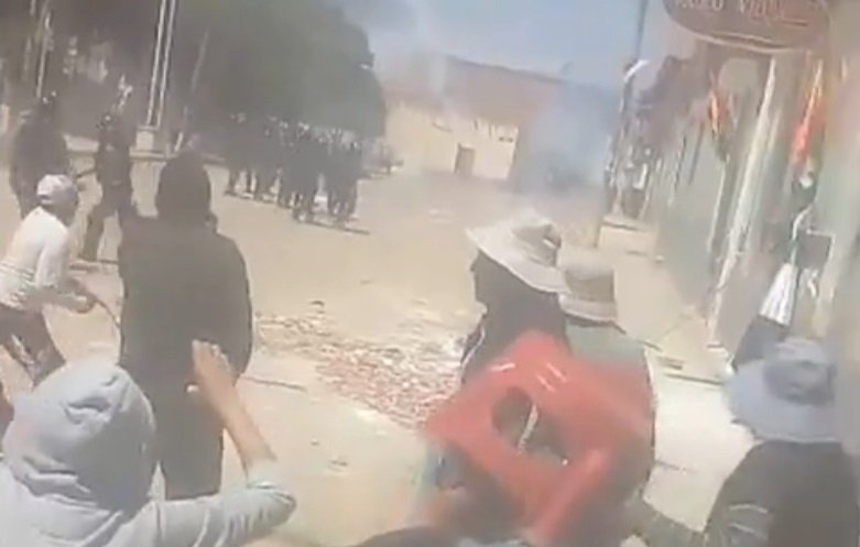 Ataque de mineros en Mizque
