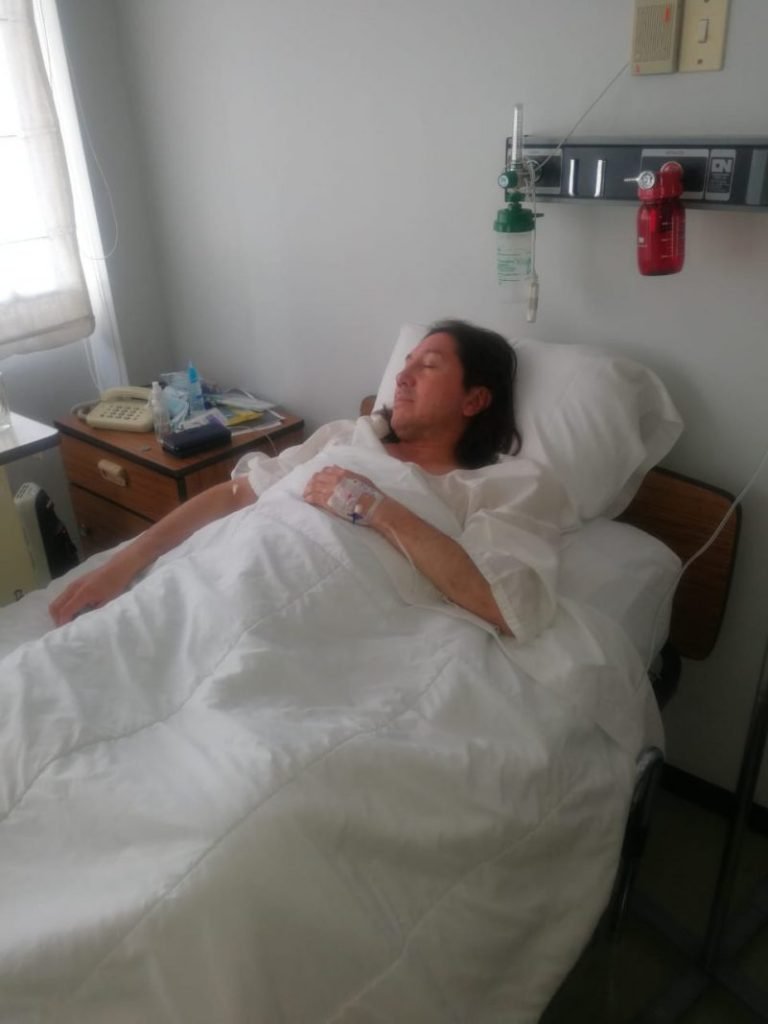 Marcel Rivas insuficiencia renal crónica en clínica de La Paz