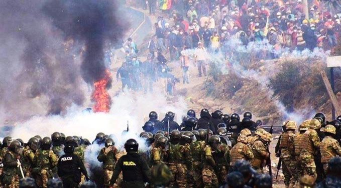 Enfrentamientos en el puente Huayllani en Sacaba relacionados con el General Cuellar