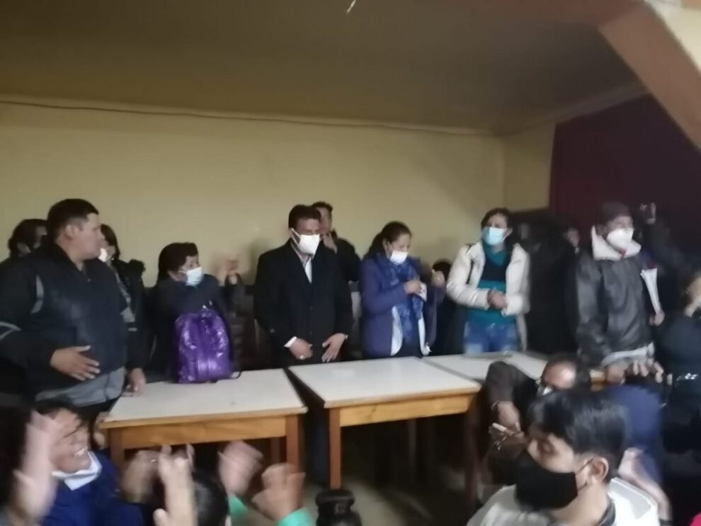 Hjalmar Portillo precandidato MAS a la Alcaldía de Oruro
