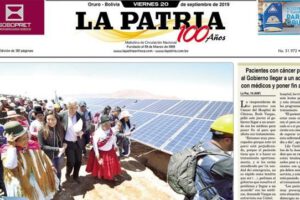 Portadas impresas del 20 de septiembre de 2019