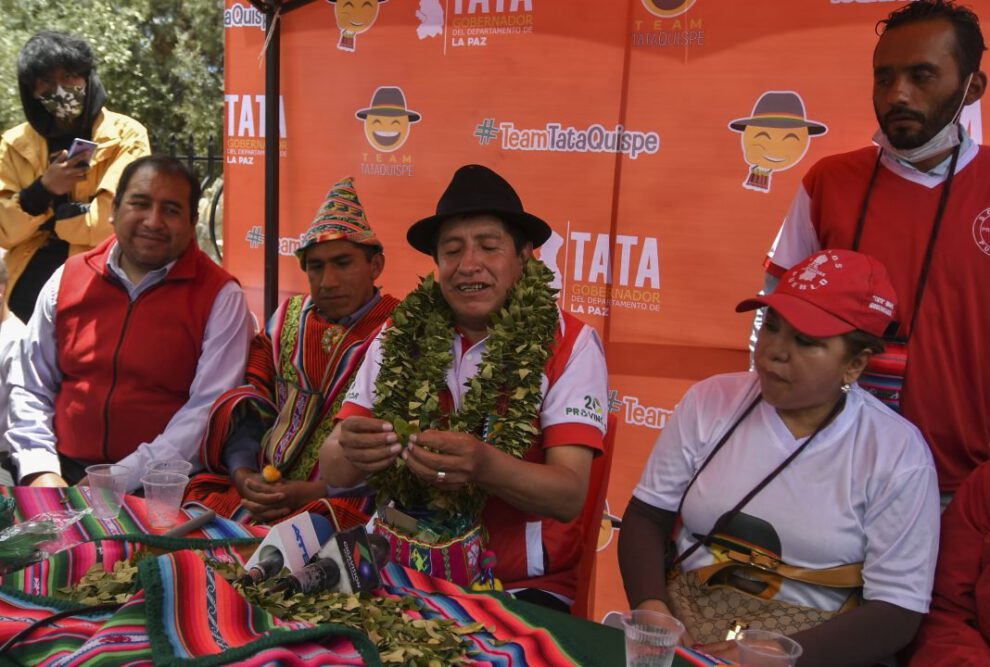 Rafael Tata Quispe candidato a la Gobernación de La Paz