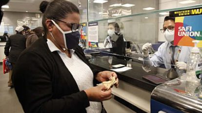 Atención en cajas para el Bono Contra el Hambre
