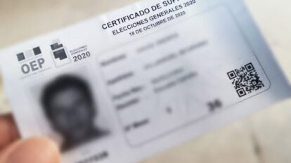 Bono contra el hambre no requiere certificado de sufragio